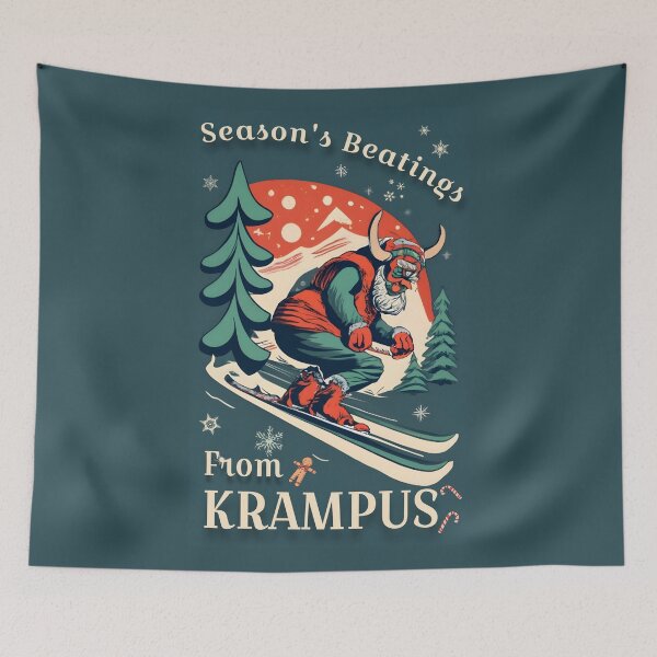 Item preview, Season's beatings from Krampus designed and sold by SidTastic .