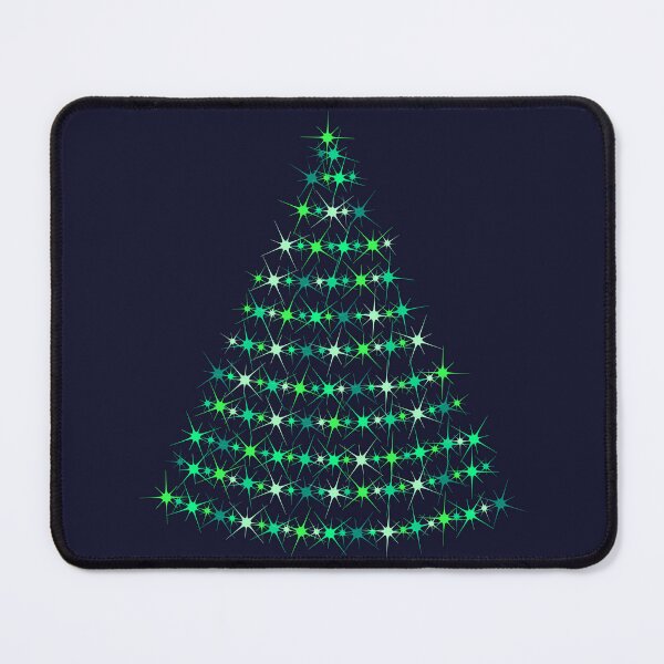 Item preview, Christmas tree. Pattern of bright sparkling magical neon multi-colored particles, sparks and stars shining with special light. designed and sold by NataliaVVV.