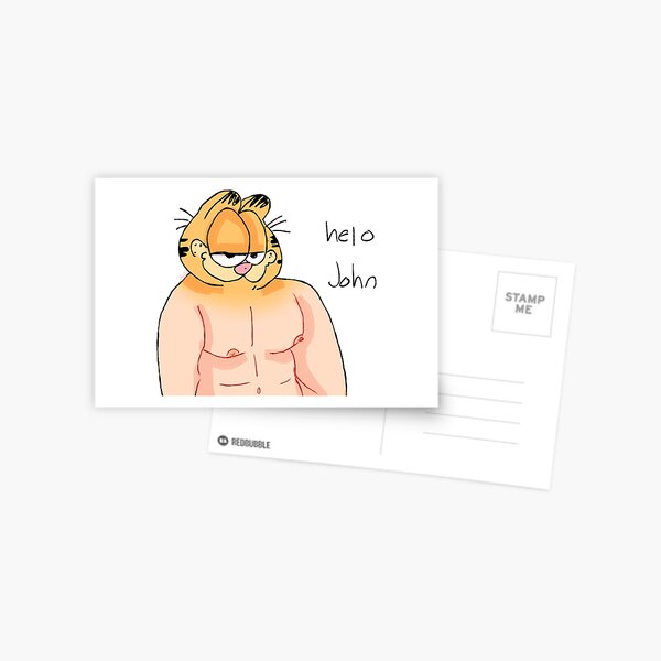 Sexy Garfield Postcard For Sale By Aestheticat Redbubble