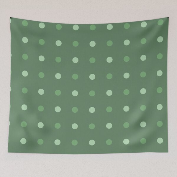 Item preview, Pastel Green Polka Dot Circles Bubbles Spotty Sprinkles Round Simple Points Pattern designed and sold by PenguinForests.
