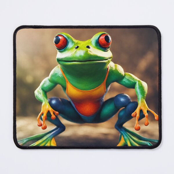 Item preview, Strongman frog designed and sold by StyleSketch.
