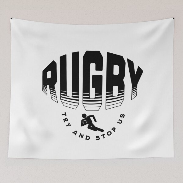 Aperçu de l'œuvre le rugby créée et vendue par Graffik-Peeps.