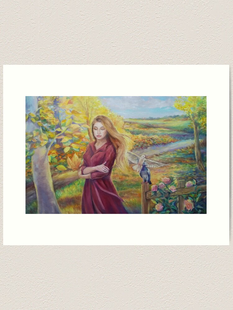 Thumbnail 1 of 3, Art Print, Autumn Reverie designed and sold by Anthropolog.
