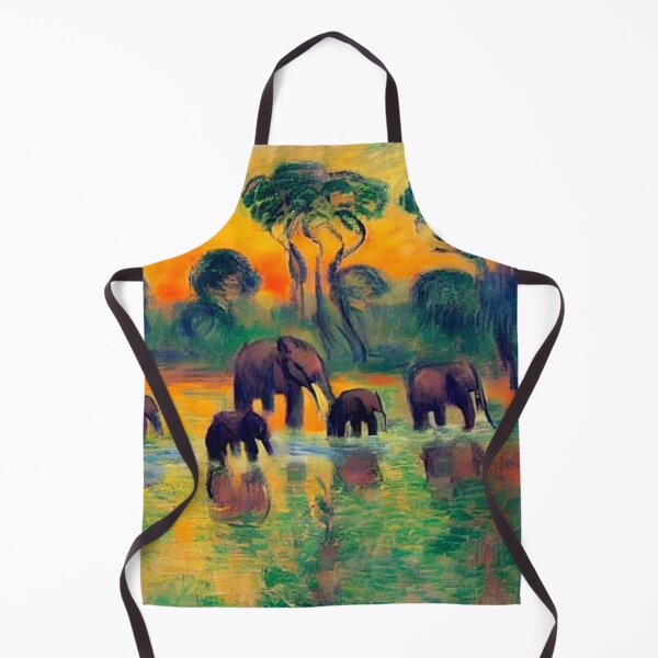 Item preview, Elephants bathing in river designed and sold by George Hutton Hunter.