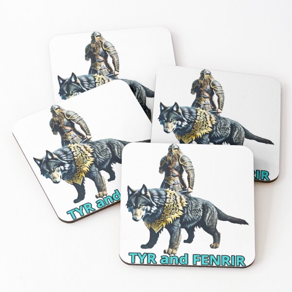 Item preview, Tyr and Fenrir designed and sold by Tucker Buddies.