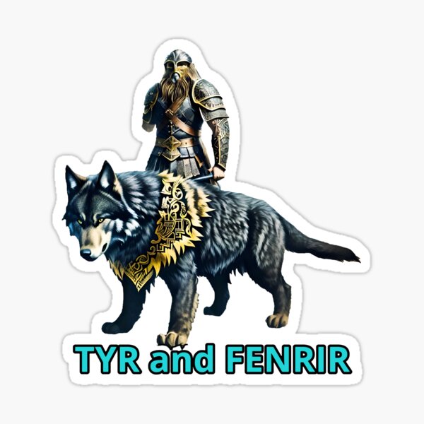 Tyr, God of Justice Sticker for Sale by CarolynFallon