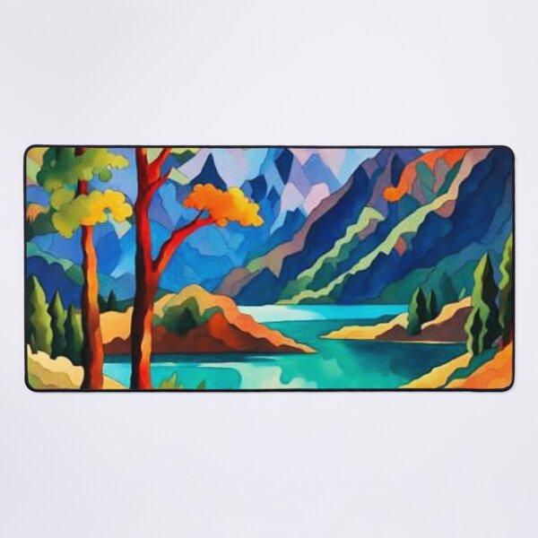 Item preview, Moon, mountains, lake designed and sold by George Hutton Hunter.