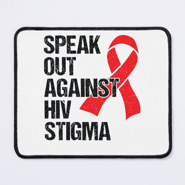 Item preview, AIDS HIV Awareness Speak Out Against HIV Stigma Red Ribbon (1) designed and sold by EagmianPheolea.