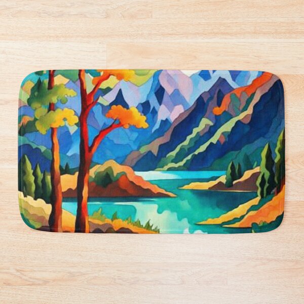 Item preview, Moon, mountains, lake designed and sold by George Hutton Hunter.