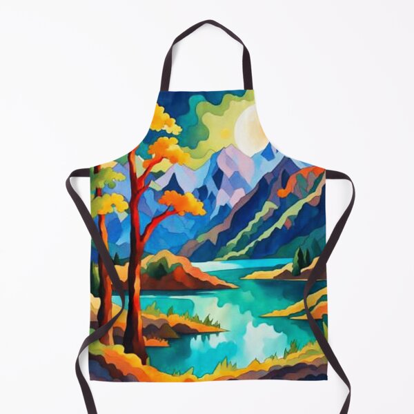 Item preview, Moon, mountains, lake designed and sold by George Hutton Hunter.