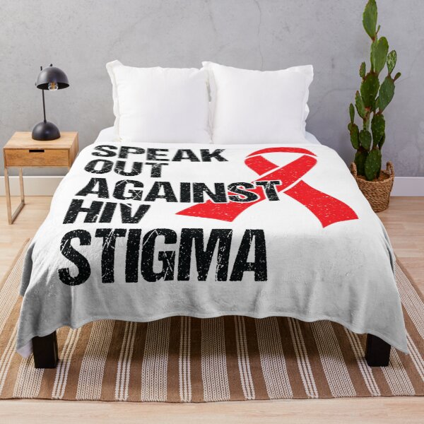 Item preview, AIDS HIV Awareness Speak Out Against HIV Stigma Red Ribbon (1) designed and sold by EagmianPheolea.