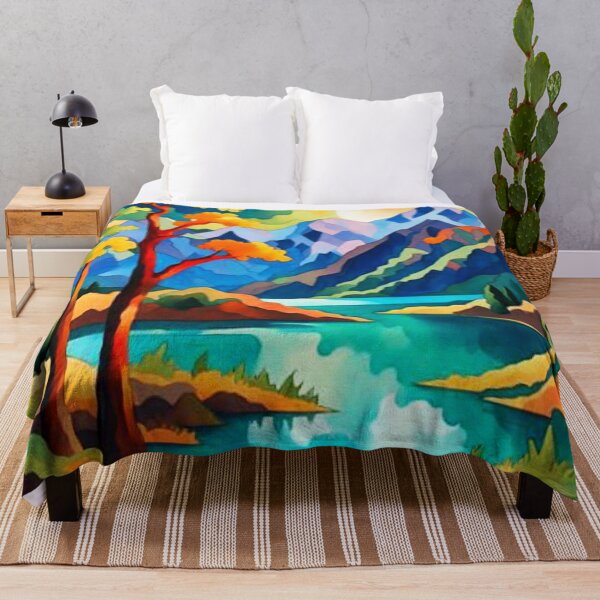 Item preview, Moon, mountains, lake designed and sold by George Hutton Hunter.