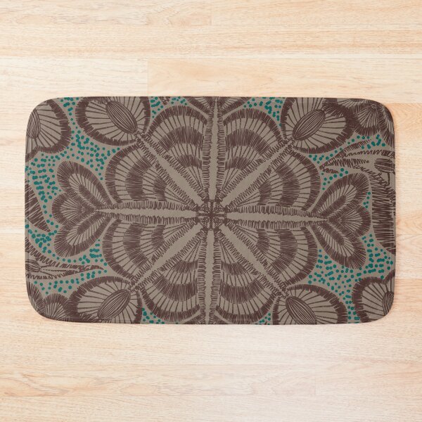 Item preview, vintage lace pattern in patina colors designed and sold by rysunki-malunki.