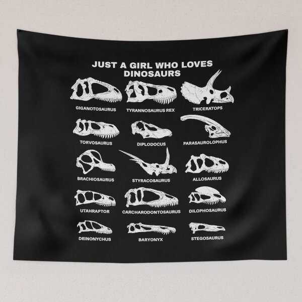 Item preview, Just a girl who loves dinosaurs designed and sold by NicGrayGraphic.