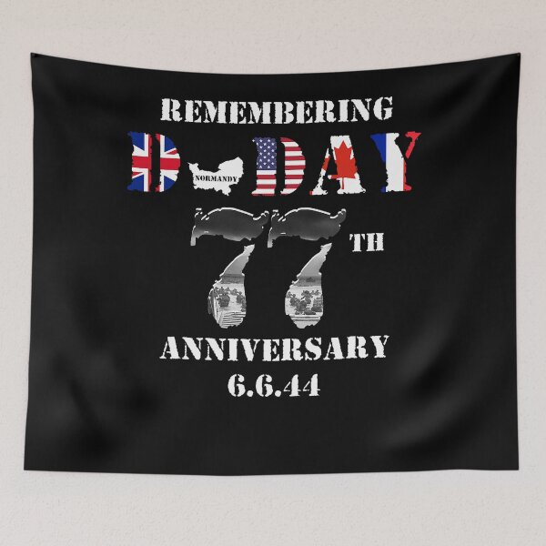 Item preview, 77th Anniversary Of D-Day 1944 June 6 WWII Memorial Veteran designed and sold by defabiosofxs.