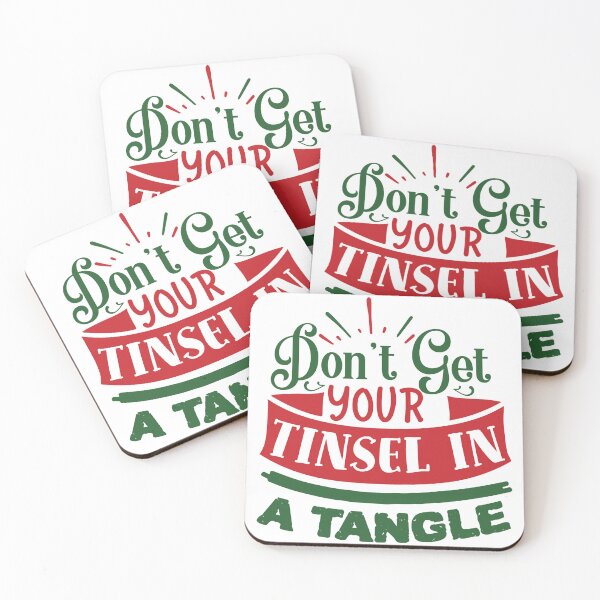 Item preview, Don't Get Your Tinsel in a Tangle: Whimsical Holiday Print Design designed and sold by C-CheleSells.