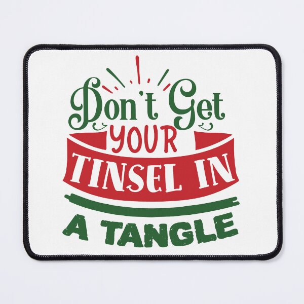 Item preview, Don't Get Your Tinsel in a Tangle: Whimsical Holiday Print Design designed and sold by C-CheleSells.
