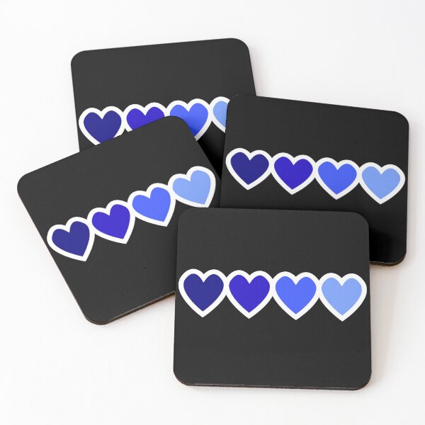 Item preview, Copy of Cute Blue hearts designed and sold by Safa  Reda.