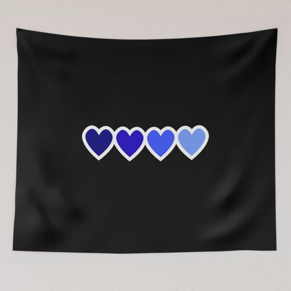 Item preview, Copy of Cute Blue hearts designed and sold by Safa  Reda.