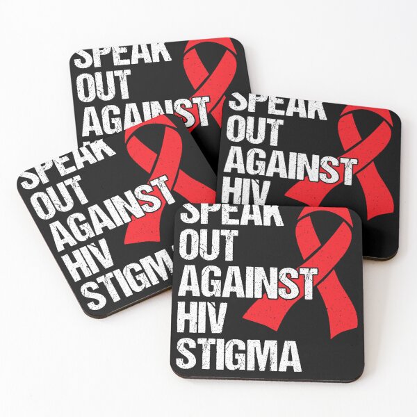 Item preview, AIDS HIV Awareness Speak Out Against HIV Stigma Red Ribbon designed and sold by EagmianPheolea.