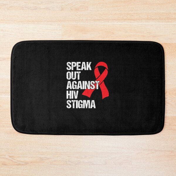 Item preview, AIDS HIV Awareness Speak Out Against HIV Stigma Red Ribbon designed and sold by EagmianPheolea.