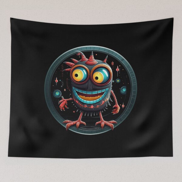 Item preview, FUNNY CARTOON CREATURE RETROFUTURISM 1 designed and sold by justyna-s28.