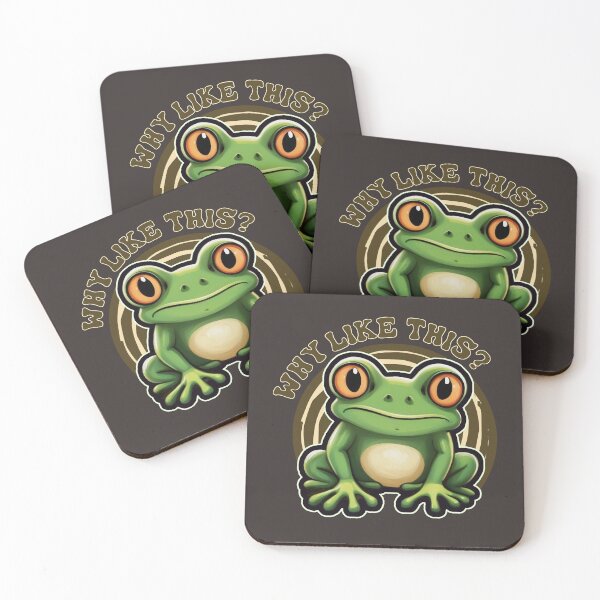 Item preview, boho frog designed and sold by ZenStickConcept.
