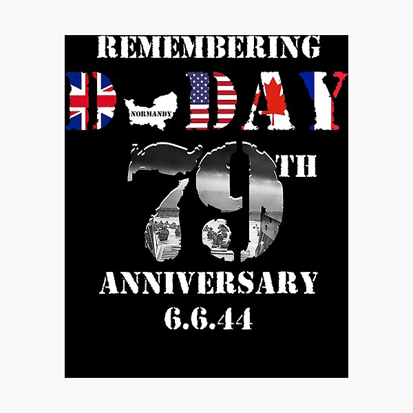 Item preview, 79th Anniversary Of D-Day 1944 June 6 WWII Memorial Veteran  (1) designed and sold by defabiosofxs.