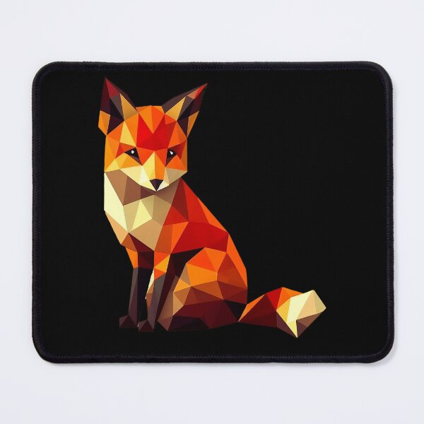 Item preview, Orange Poly Fox designed and sold by QuickSticker.