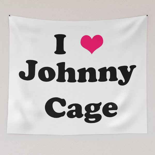 Item preview, Copy of Johnny Cage - I love Johnny Cage black designed and sold by mondyexo.