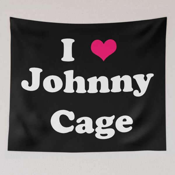 Item preview, Copy of Copy of Johnny Cage - I love Johnny Cage white designed and sold by mondyexo.