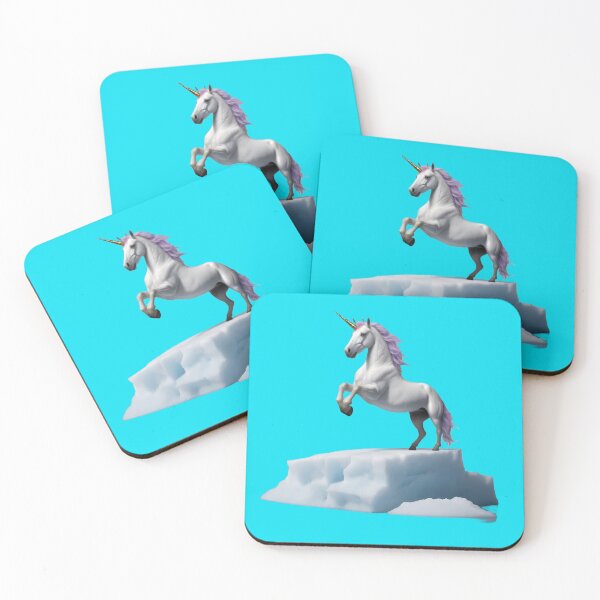 Item preview, an unicorn on an iceberg designed and sold by aledfychan.