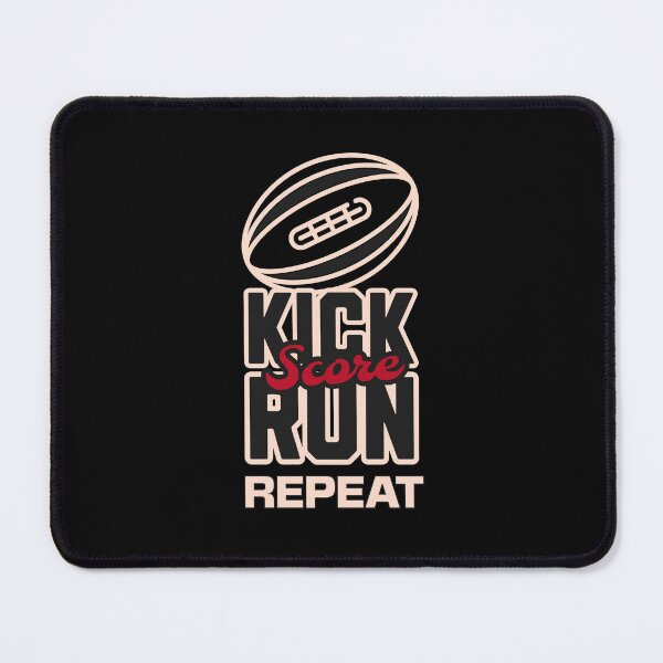 Item preview, rugby kick run score repeat designed and sold by Graffik-Peeps.