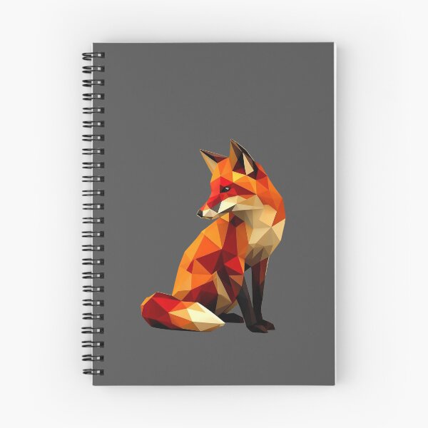Item preview, Red Low Poly Fox designed and sold by QuickSticker.