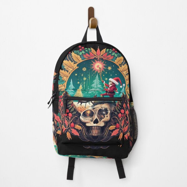 Item preview, Creepy Christmas with Skull Design designed and sold by spicygarb.