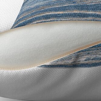 Alternate view of Rustic weathered wood in blue Throw Pillow