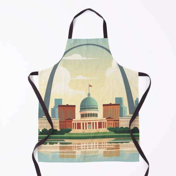 Item preview, St Louis Skyline, Wes Anderson Style designed and sold by Skyline-Design5.