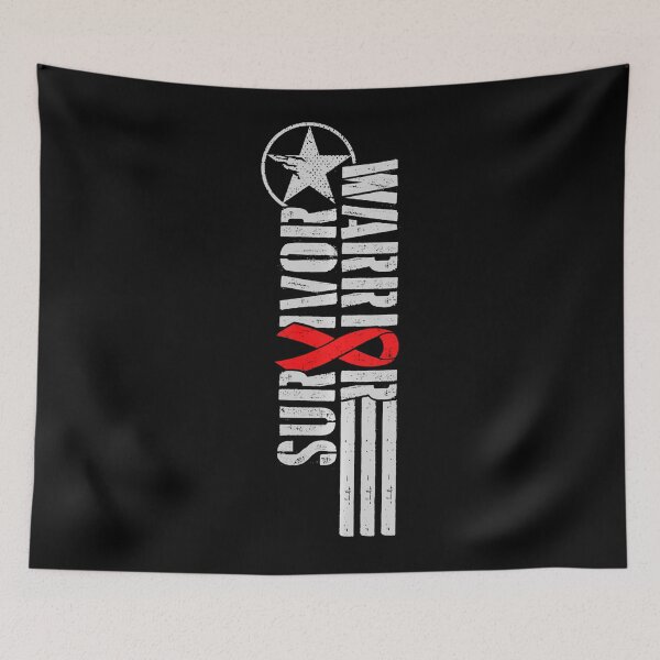 Item preview, AIDS HIV Warrior Survivor - Military-Style Awareness designed and sold by EagmianPheolea.