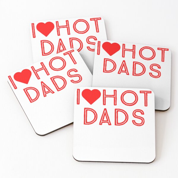 Item preview, i love hot dads designed and sold by GodsOfArt.