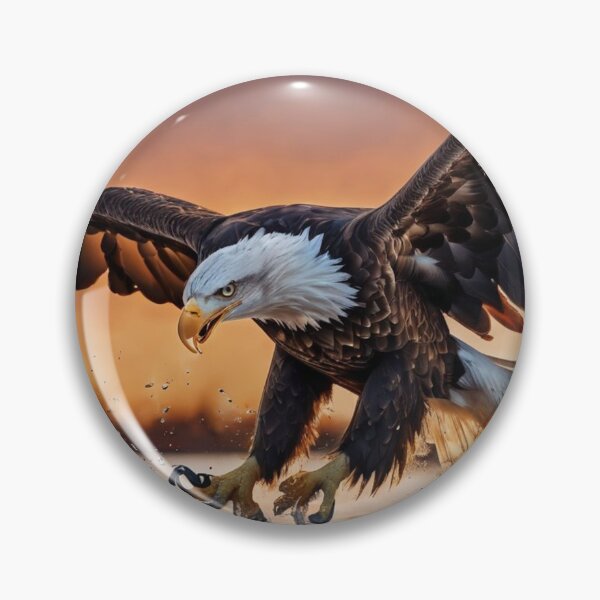 Item preview, Bald Eagle Hunting For Fish designed and sold by shutterrudder.