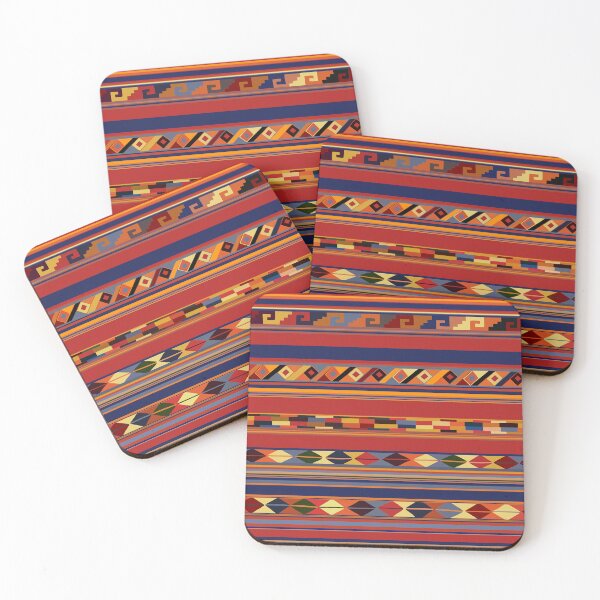 Item preview, Southwest Tribal Red Graphic Design - Tribal Folk Art designed and sold by Esprit-Mystique.
