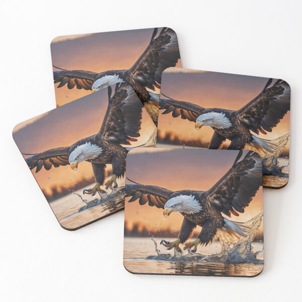 Item preview, Bald Eagle Hunting For Fish designed and sold by shutterrudder.