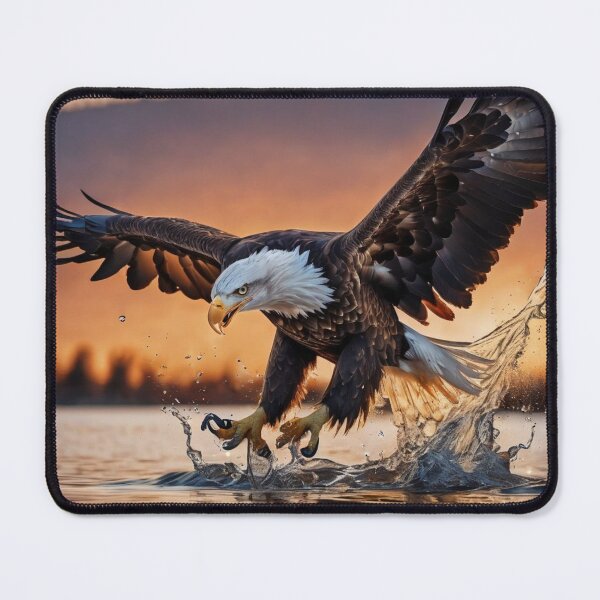 Item preview, Bald Eagle Hunting For Fish designed and sold by shutterrudder.