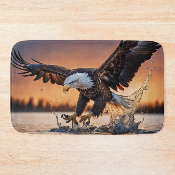 Item preview, Bald Eagle Hunting For Fish designed and sold by shutterrudder.