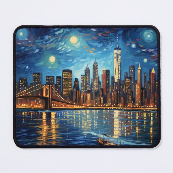Item preview, New York Skyline, Original Colour, AI Generated Art designed and sold by studioSharonKay.