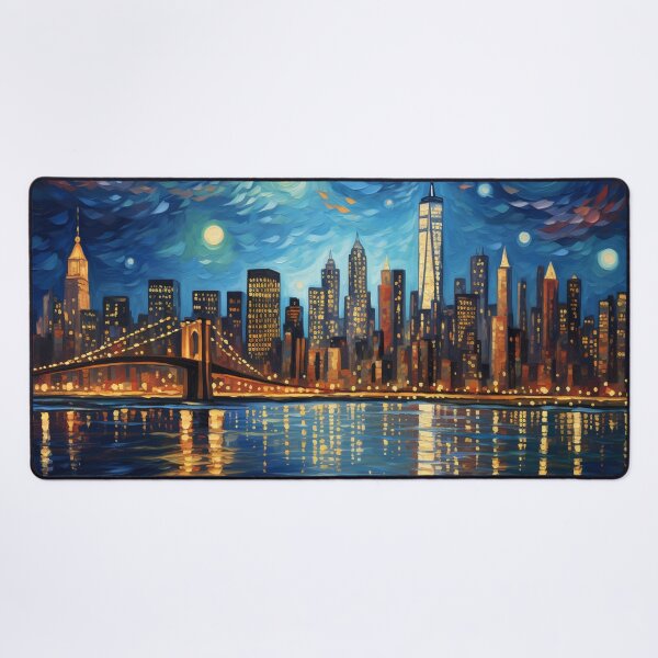 Item preview, New York Skyline, Original Colour, AI Generated Art designed and sold by studioSharonKay.
