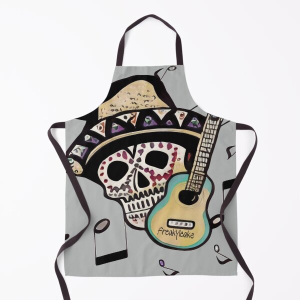 Item preview, MEXICAN SKULL PLAYING THE GUITAR designed and sold by inarausch2023.