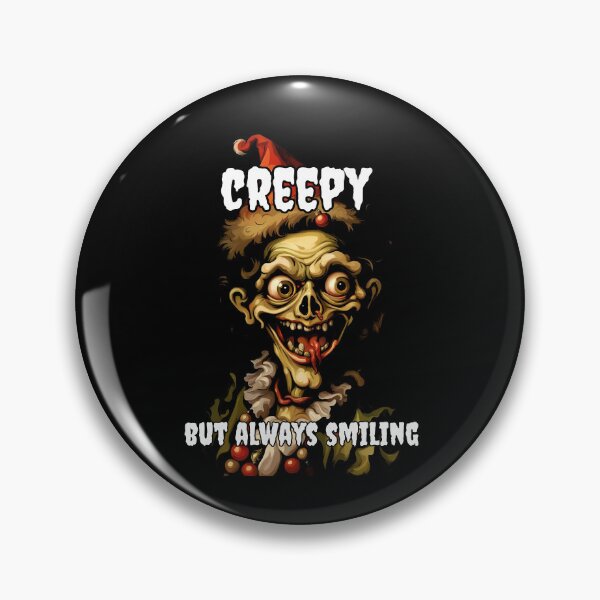 Item preview, Creepy Zombie with a Smiling Face designed and sold by Tw1nsAIArt.