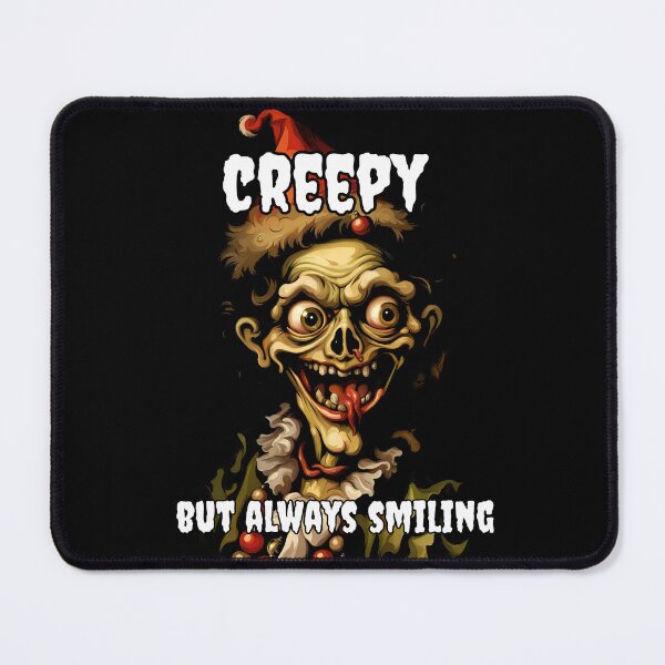 Item preview, Creepy Zombie with a Smiling Face designed and sold by Tw1nsAIArt.