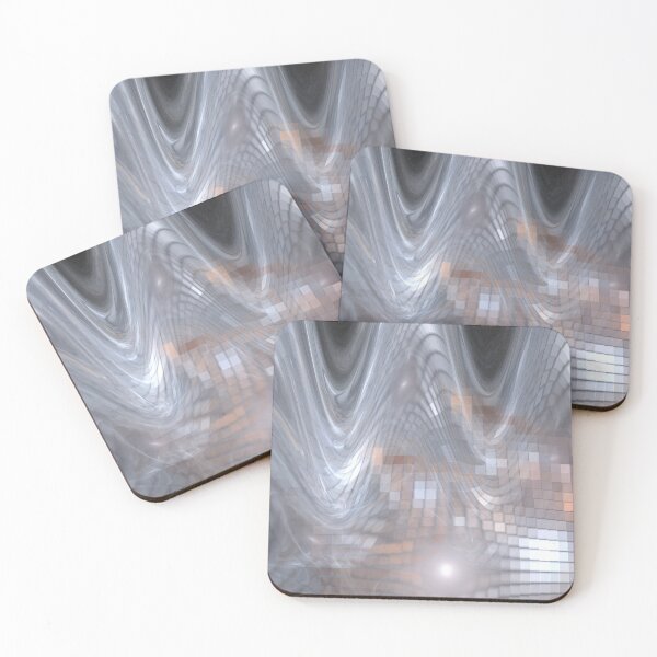 Item preview, Silver Cube Waves designed and sold by KimSyOk.